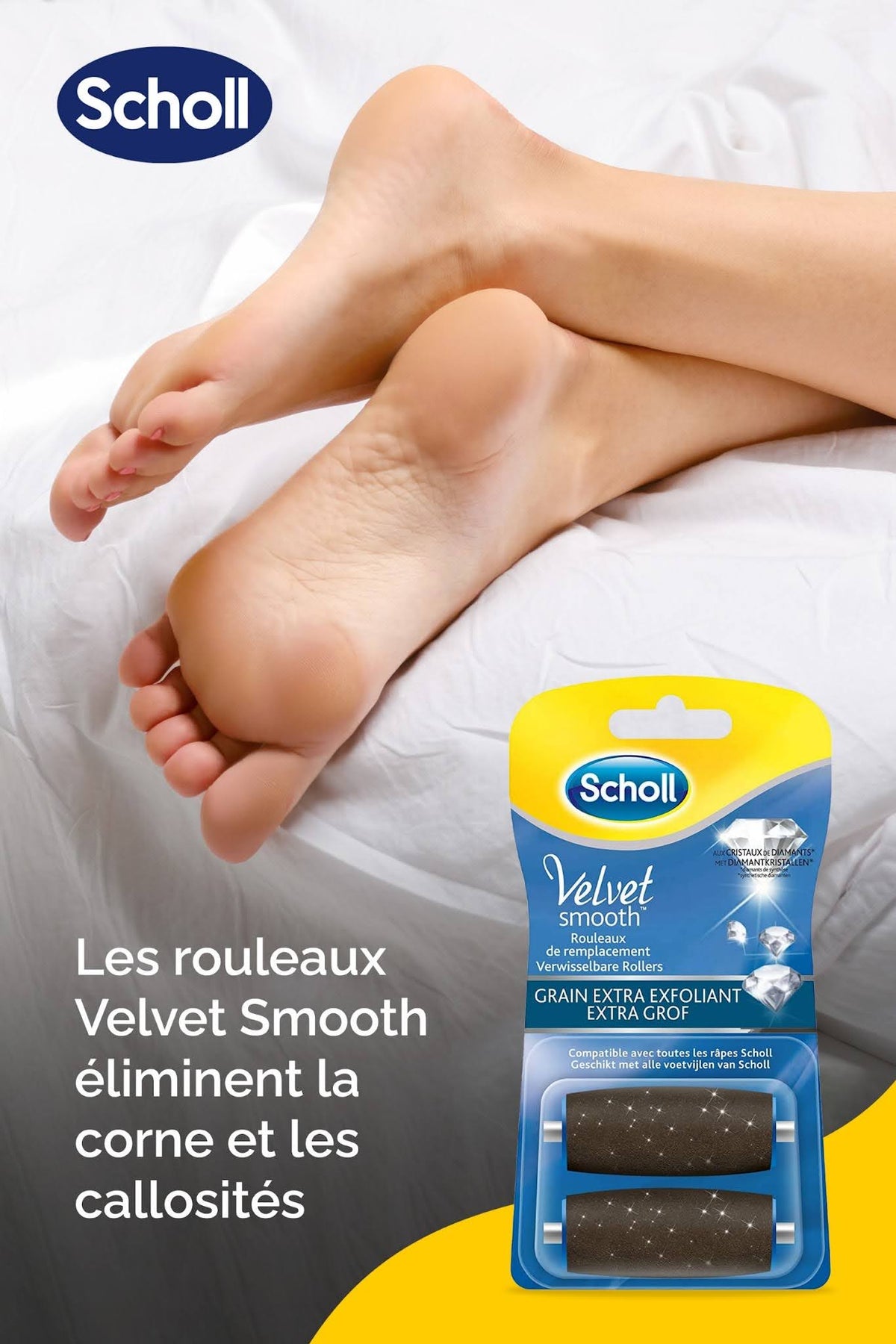 Recharges Scholl Velvet Smooth Grain Extra Exfoliant