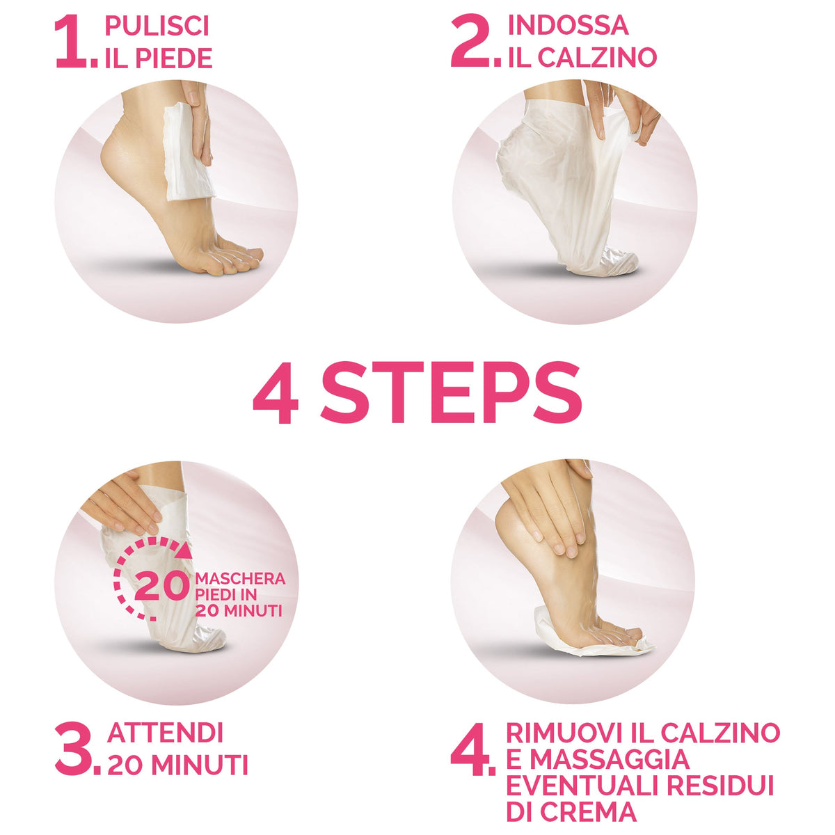 Pedimask Maschera Piedi Nutriente 0% Profumi e Coloranti-Scholl IT-Scholl IT