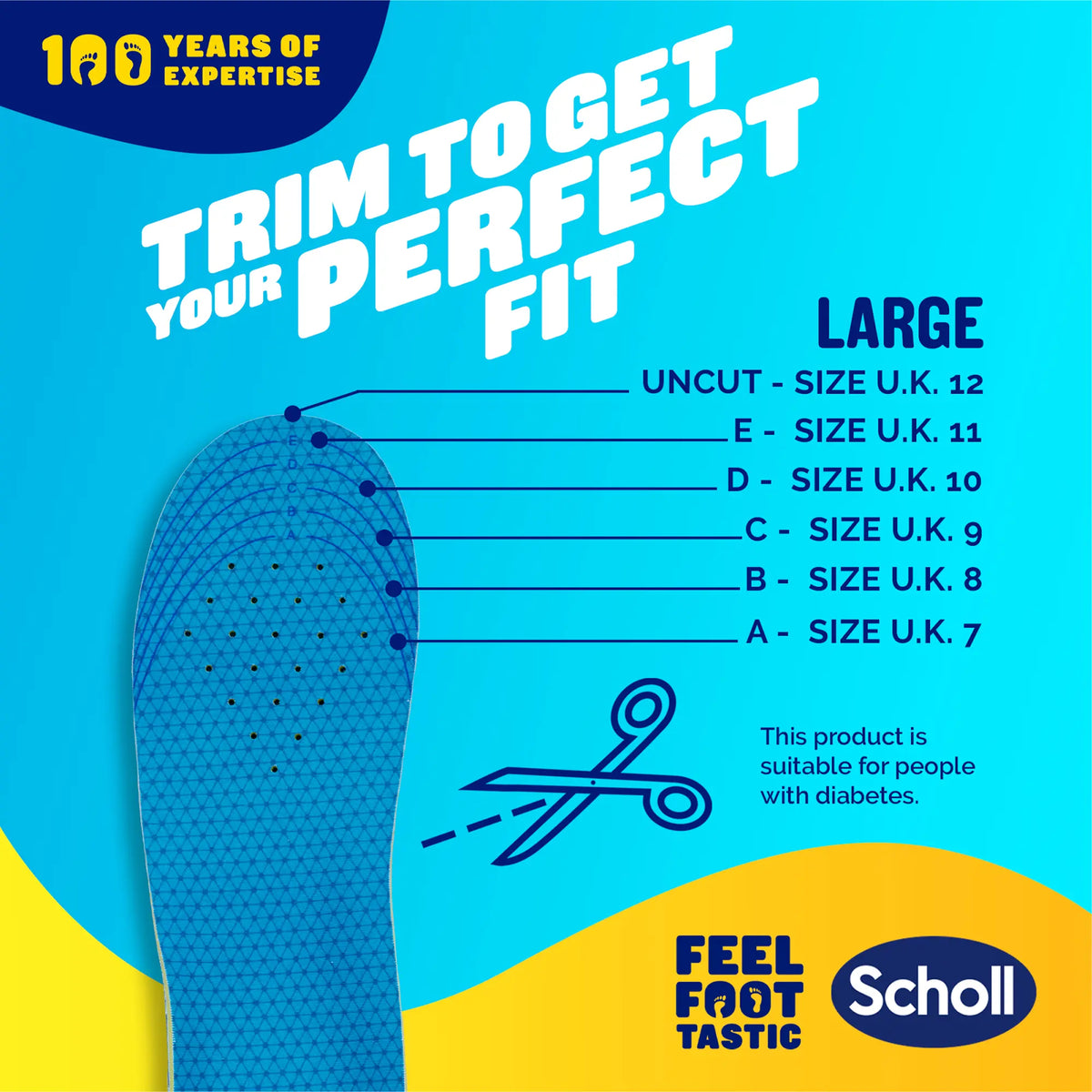 GelActiv™ Casual Insoles Large