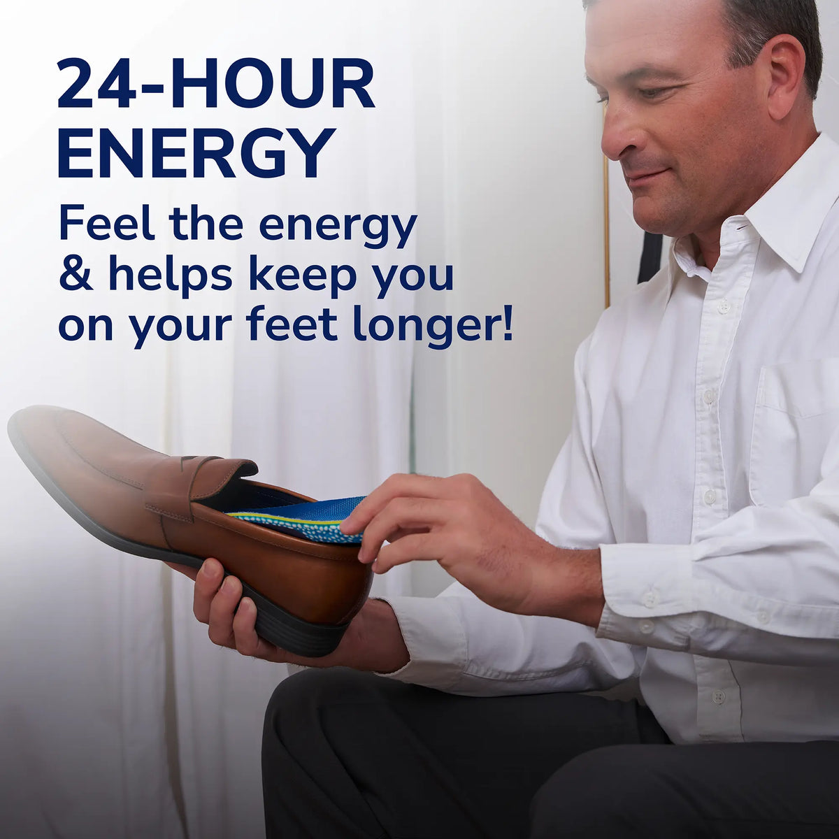 Dr. Scholl’s™ 24-Hour Energy Multipurpose Insoles, Size 5-9