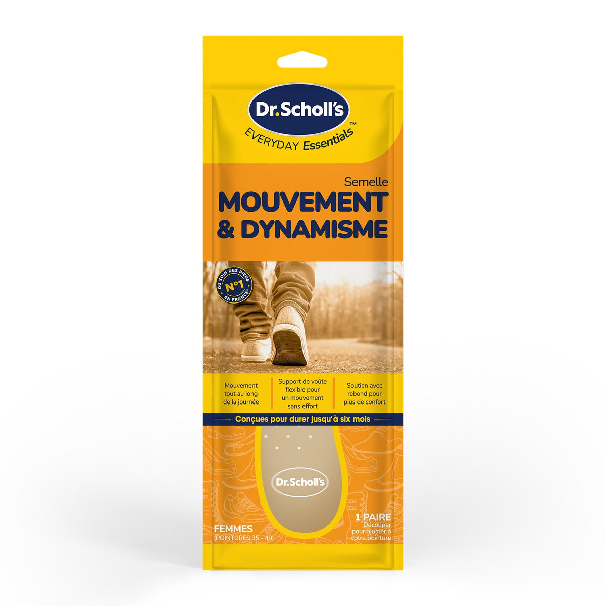 Semelle Mouvement & Dynamisme - du 35 au 40