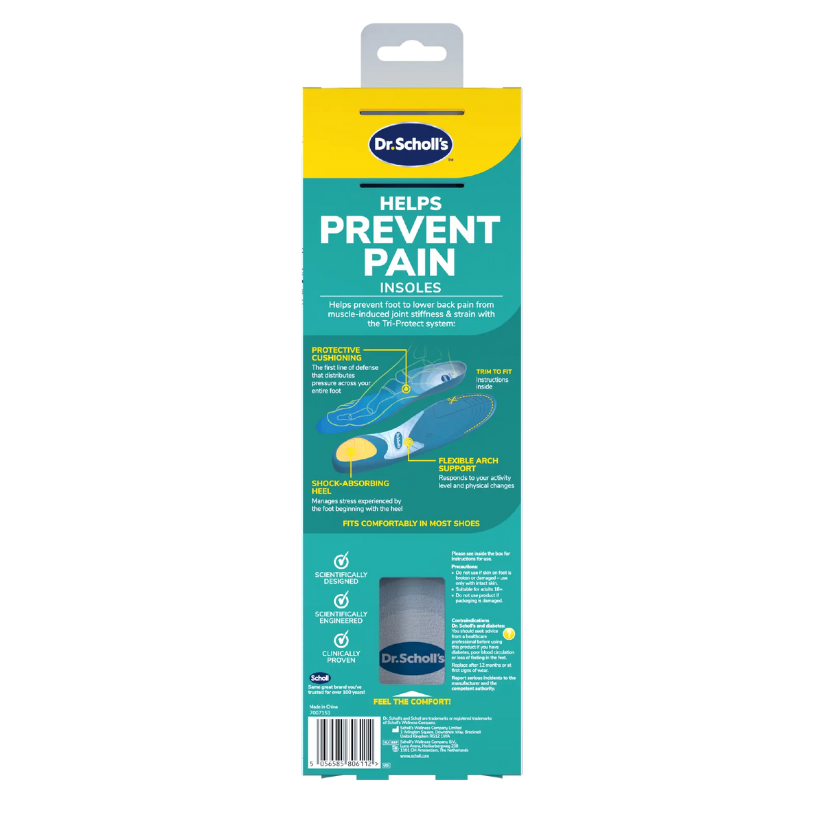 Prevent Pain Insoles Large