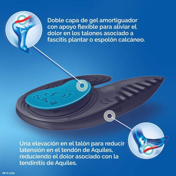 Plantillas Scholl In-Balance para talón y tobillo