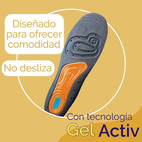 Scholl Plantilla de Gel Profesional Hombre