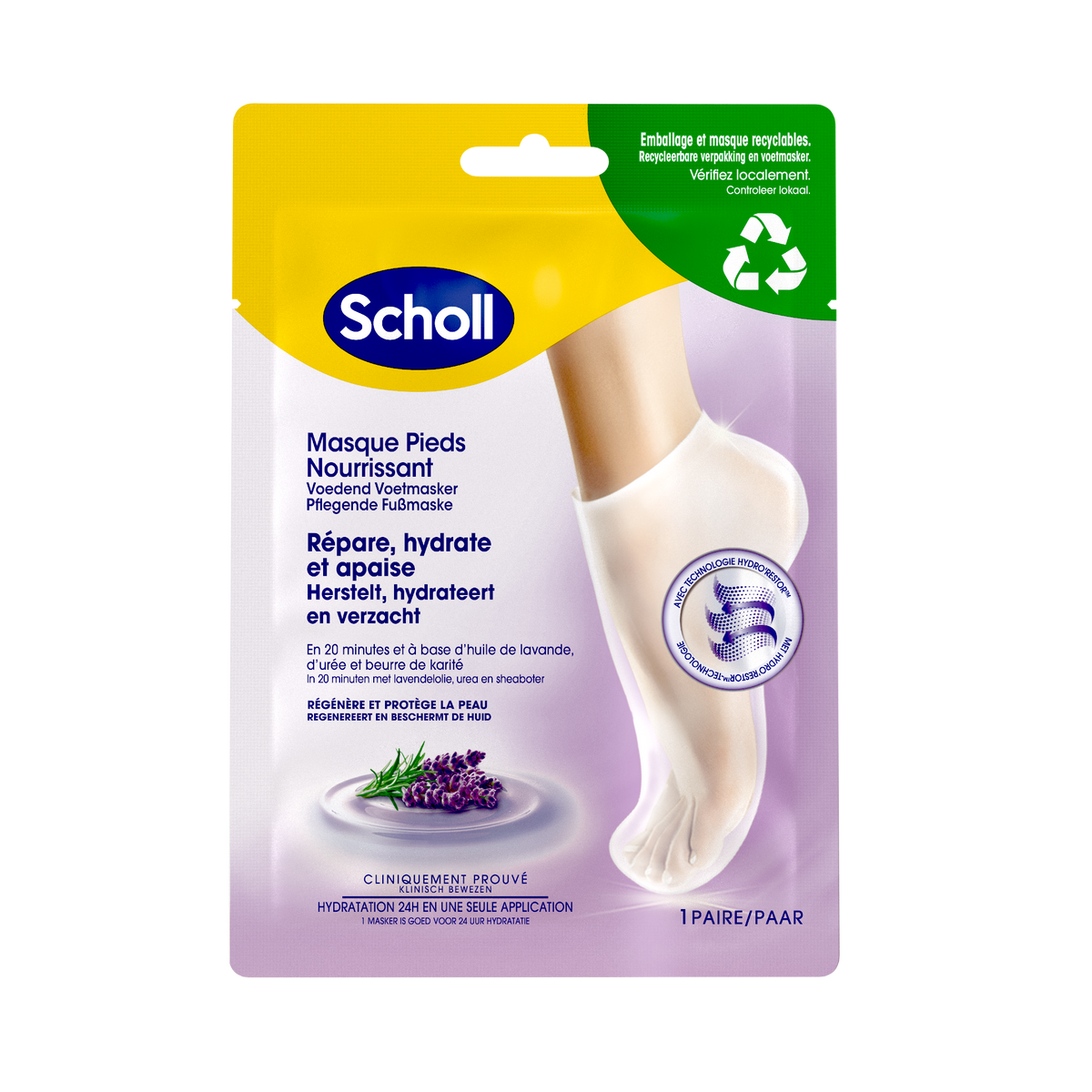 Scholl Ontspannend voetmasker