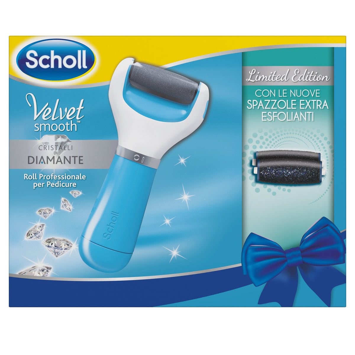 Velvet Roll per Pedicure con Spazzole Extraesfolianti