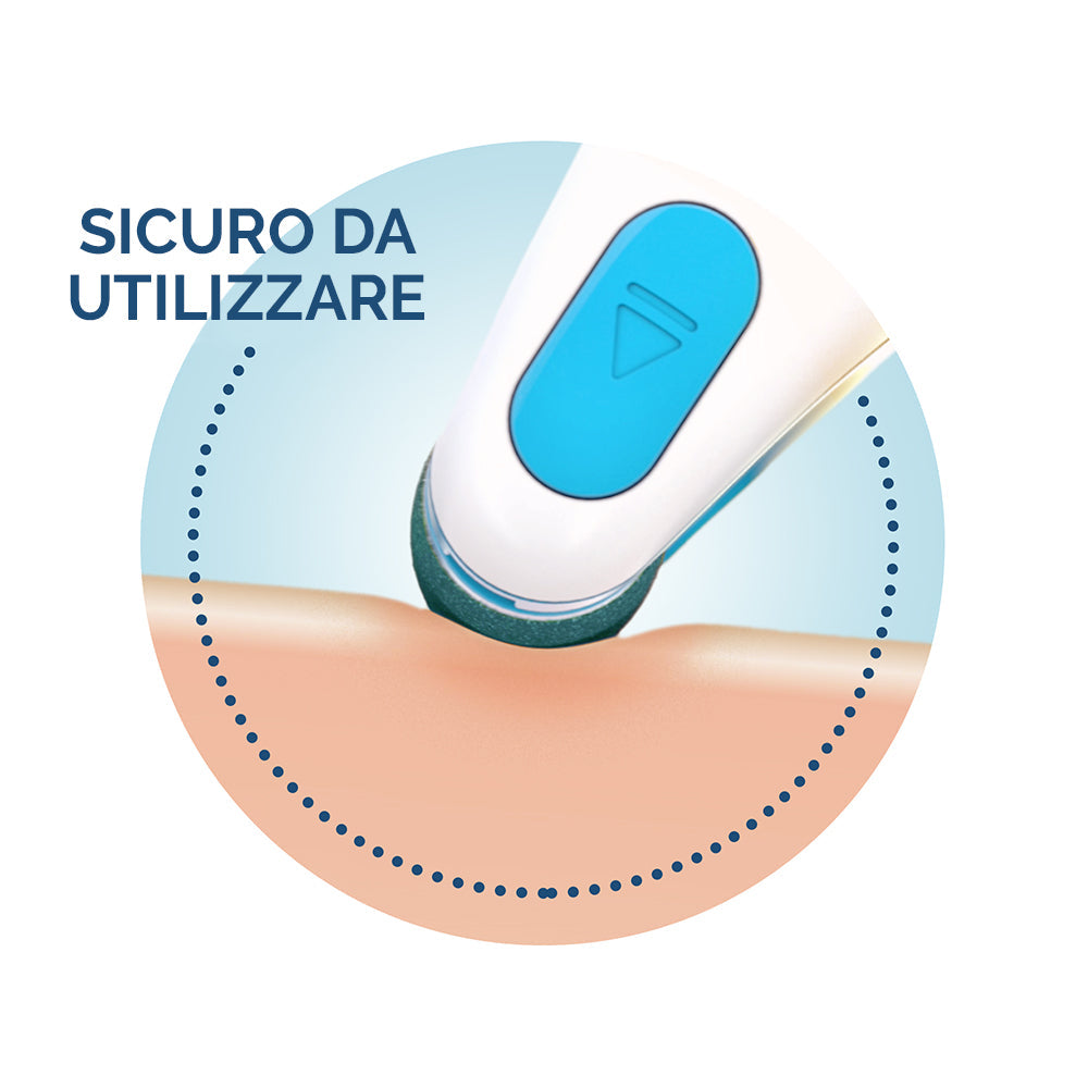 Velvet Roll per Pedicure con Spazzole Extraesfolianti