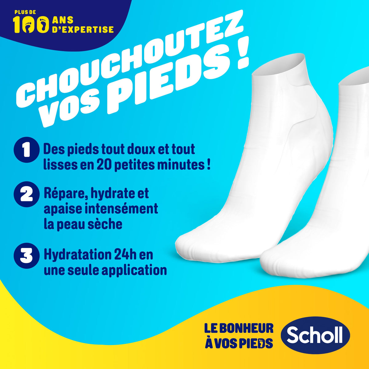 Scholl Ontspannend voetmasker