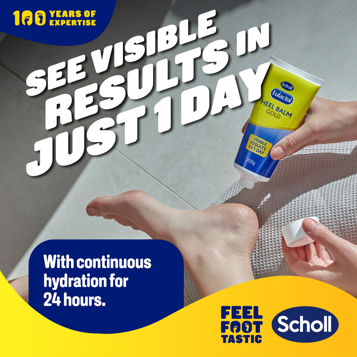 Scholl Eulactol hielbalsem Gold 200g