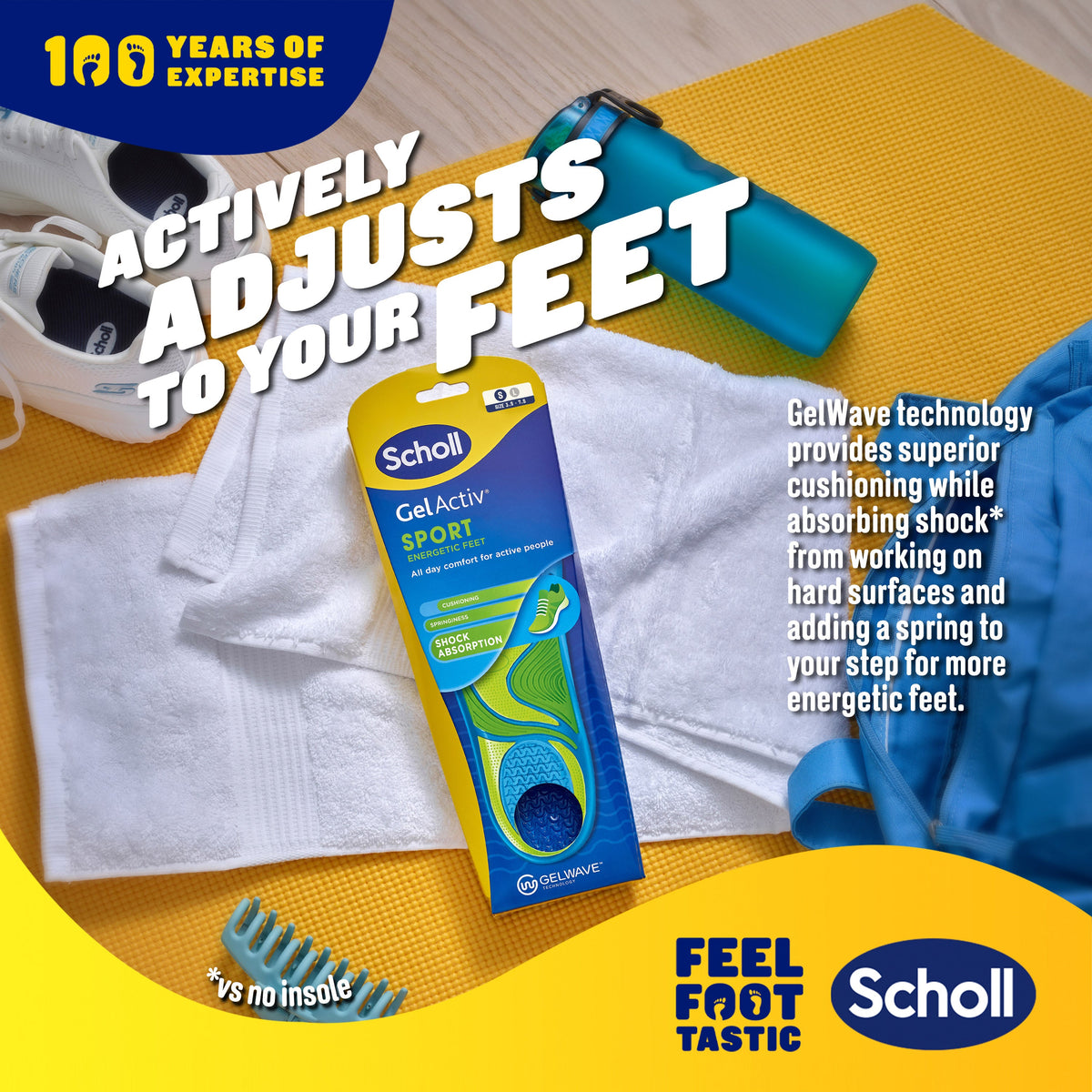 Scholl GelActiv® Sport Insoles (Small)