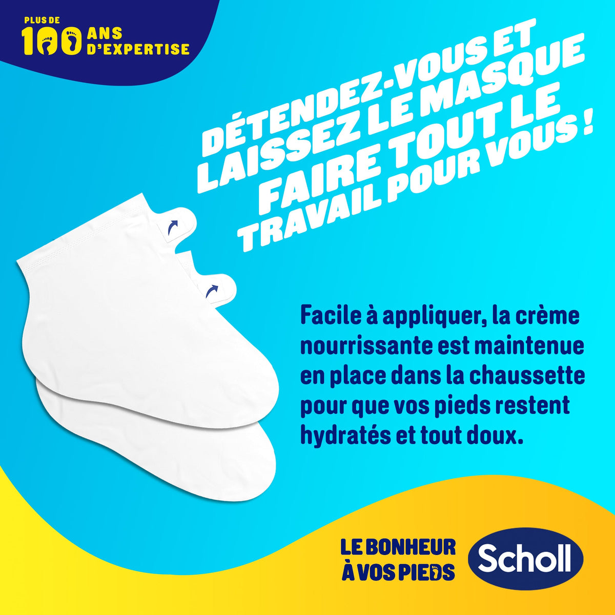Scholl Ontspannend voetmasker