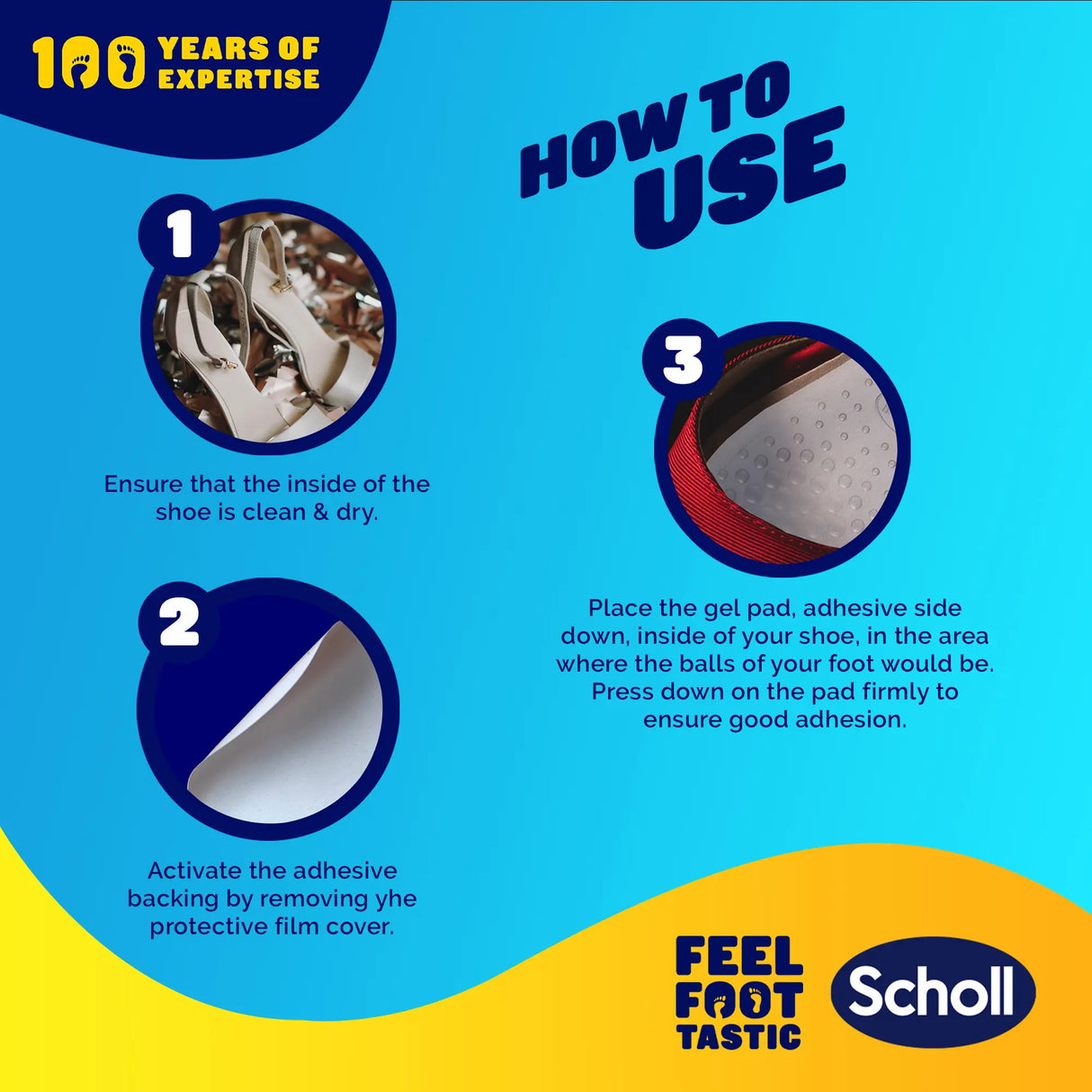 Scholl Insoles Party Feet Ball Of Foot Cushions