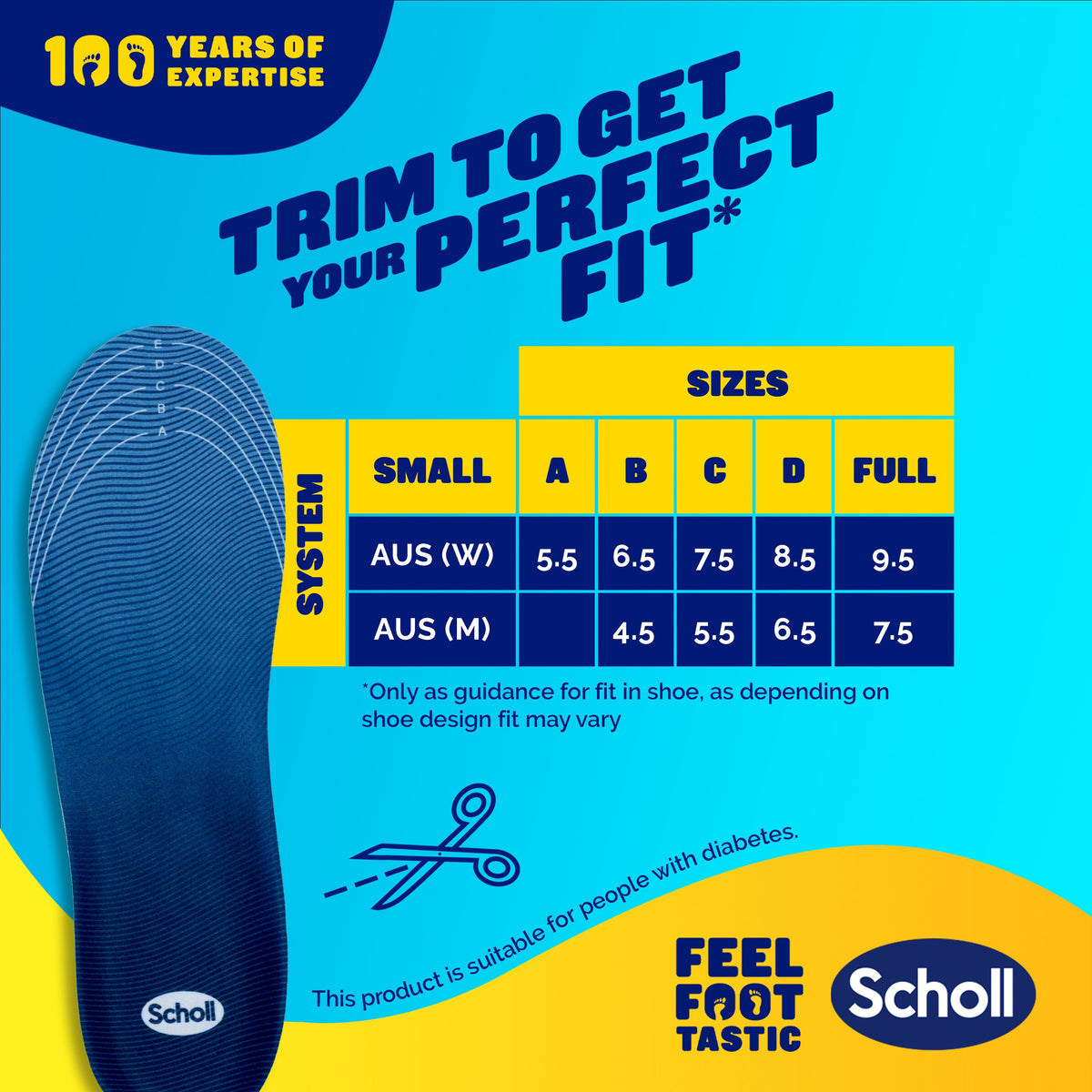 Scholl GelActiv® Sport Insoles (Small)