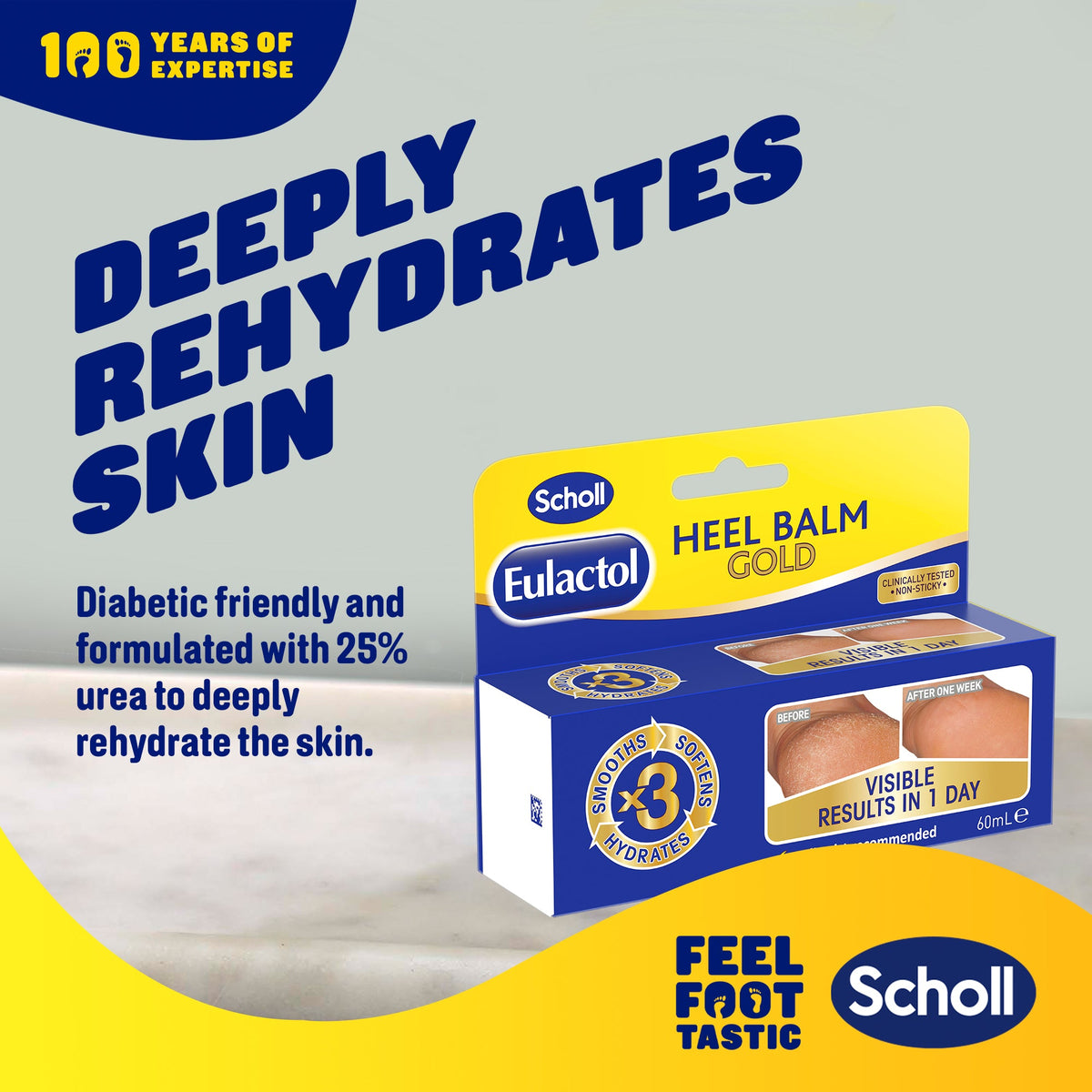 Scholl Eulactol hielbalsem Gold 60ml