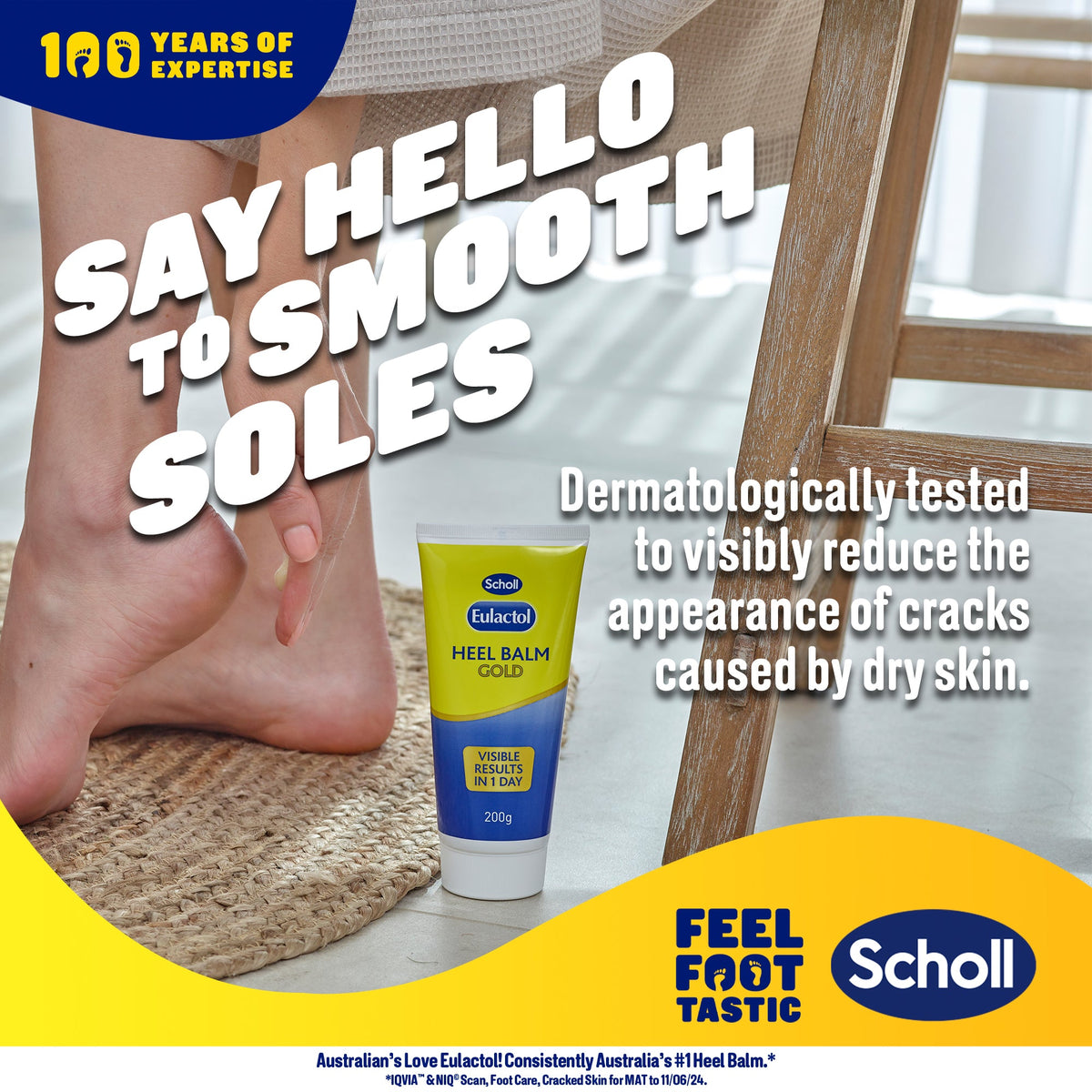 Scholl Eulactol hielbalsem Gold 200g