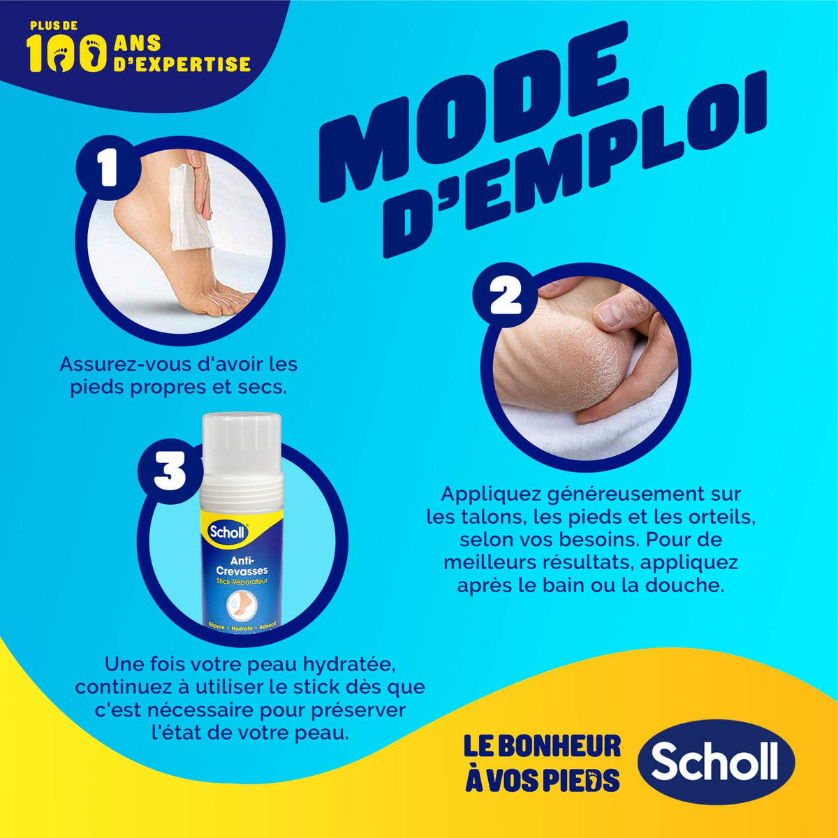 Scholl Stick Anti-Crevasses 70g