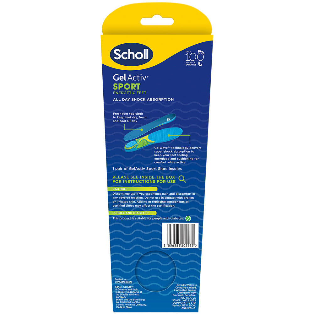 Scholl GelActiv® Sport Insoles (Small)