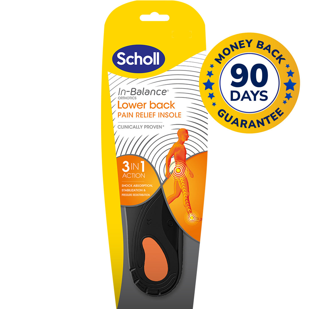 Scholl In-Balance® steunzool voor verlichting van pijn in de onderrug