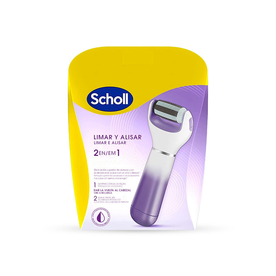 Lima Eletrónica para Pés Scholl 2 em 1 Limar e Alisar