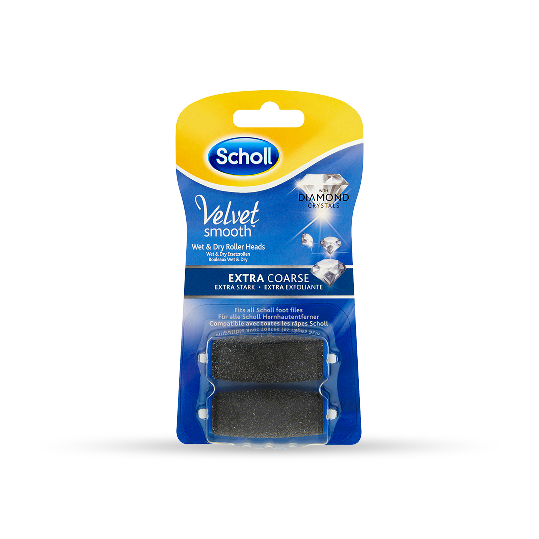Scholl Velvet Smooth™ extra érdes forgófejek gyémántkristályokkal 2db