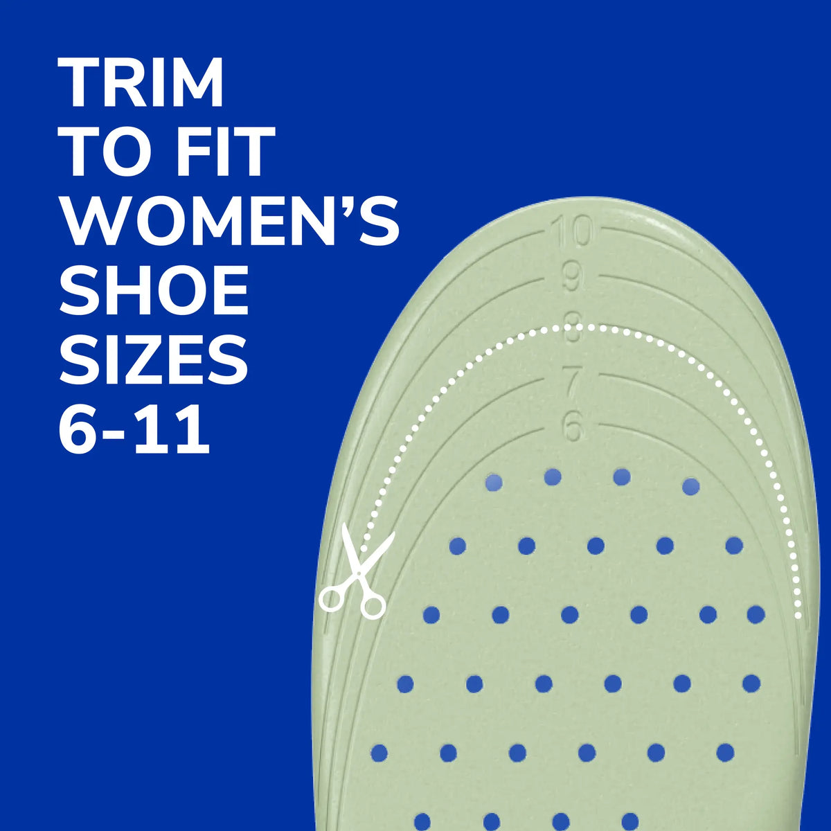 Dr. Scholl's Extra Support Insoles for Women, UK Size 3.5-8.5