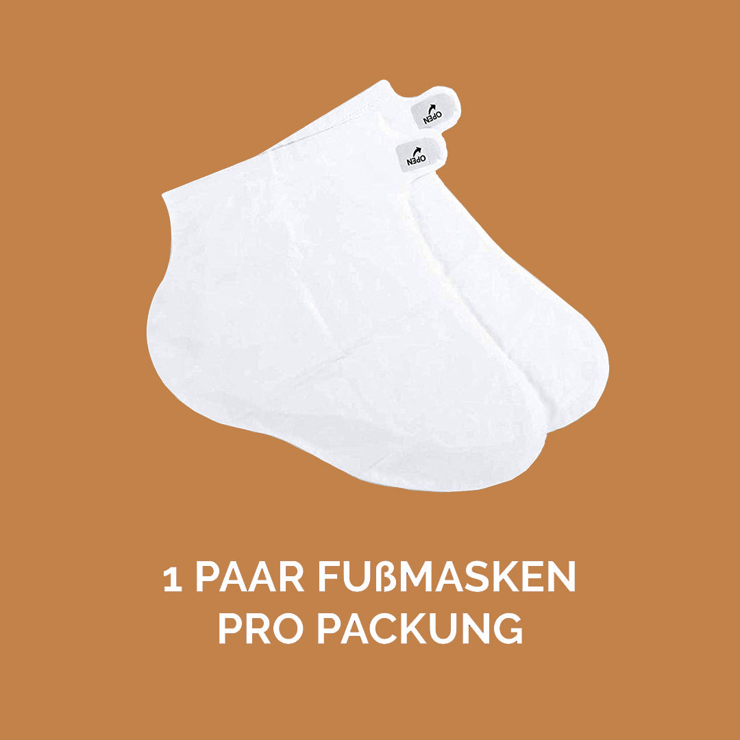 Scholl DE Care Scholl Expertcare intensiv pflegende Fußmaske in Socken mit Honig und Mandel – 1 Paar Einwegsocken