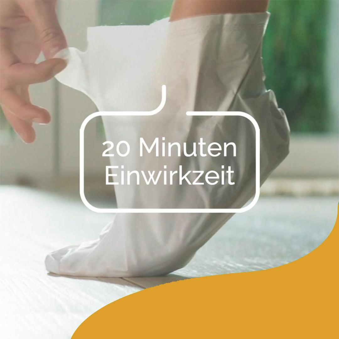 Scholl DE Care Scholl ExpertCare Intensiv pflegende Fußmaske in Socken – Nährende Maske mit 3 wertvollen Ölen