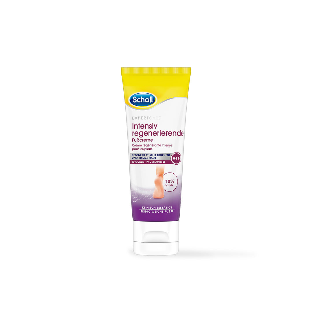 Scholl DE Care Scholl Intensiv regenerierende Fußcreme mit 10% Urea 75ml - Für sehr trockene und rissige Haut