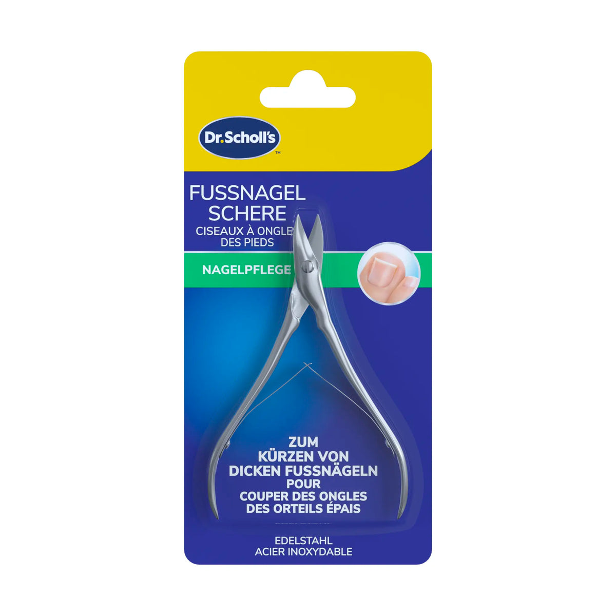 Scholl Site DE Care Dr. Scholl's Fussnagel Schere