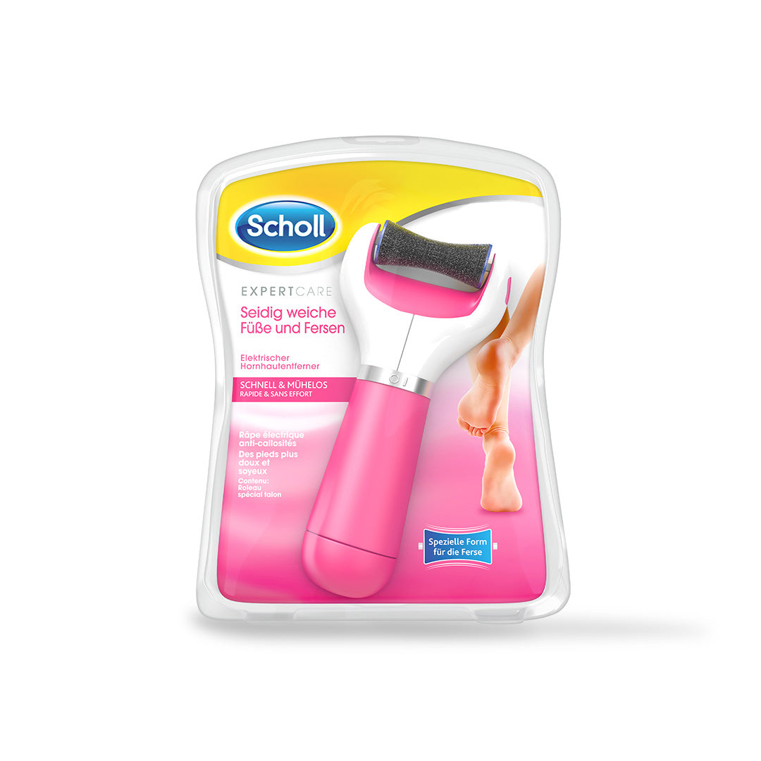 Scholl Site DE Care Scholl ExpertCare Elektrischer Hornhautentferner Für seidig weiche Füße und Fersen
