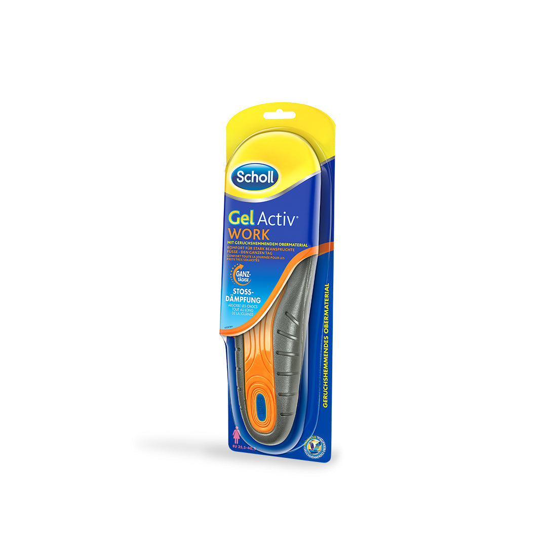Scholl Site DE Insoles 35.5 - 40.5 Scholl GelActiv Einlegesohlen Work Women
