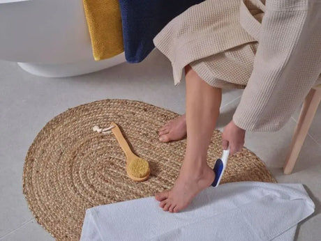 How do I use a foot file?