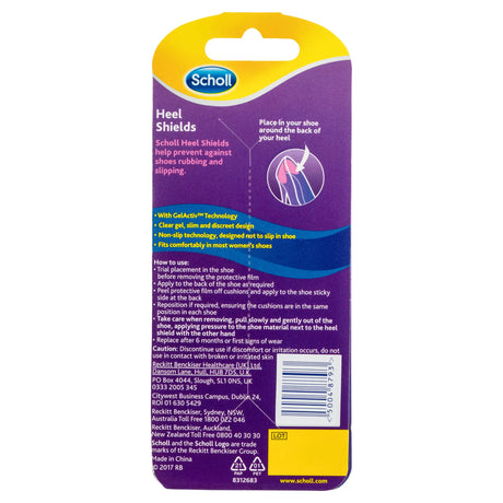 Scholl Insoles Party Feet Invisible Gel Heel Shields