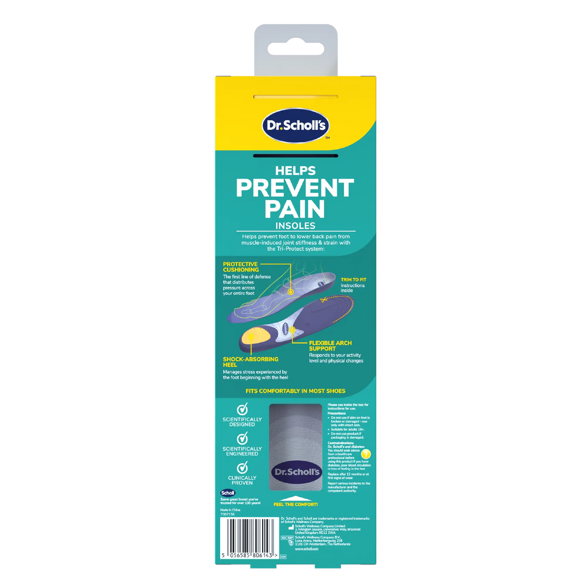 Prevent Pain Insoles Small