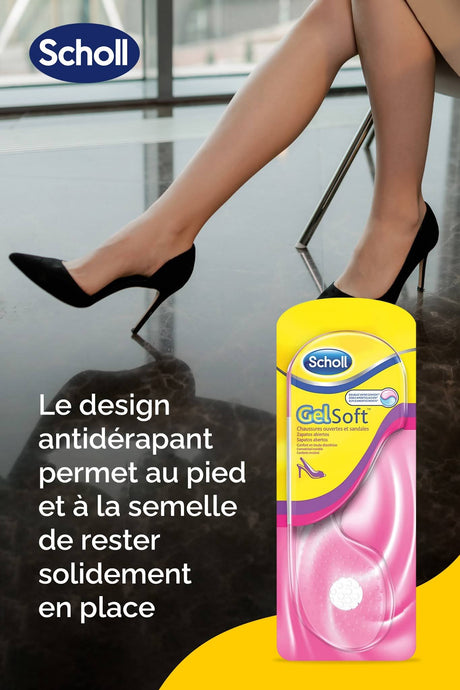 Gel Soft-inlegzool voor haar, voor open schoenen