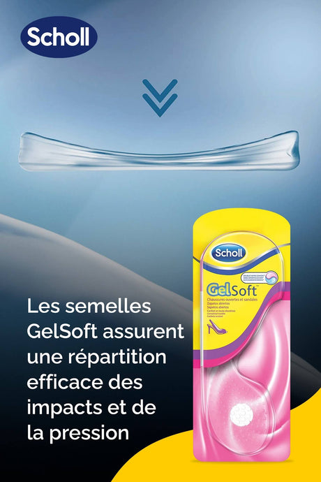 Gel Soft-inlegzool voor haar, voor open schoenen