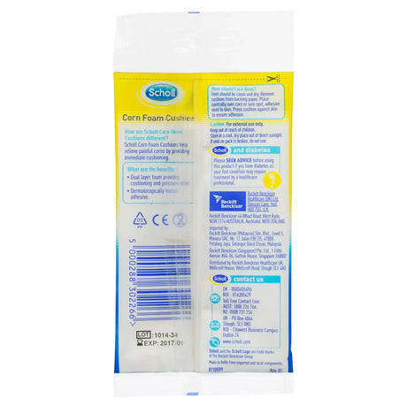 Scholl Aid Corn Foam Cushion (9 Small)