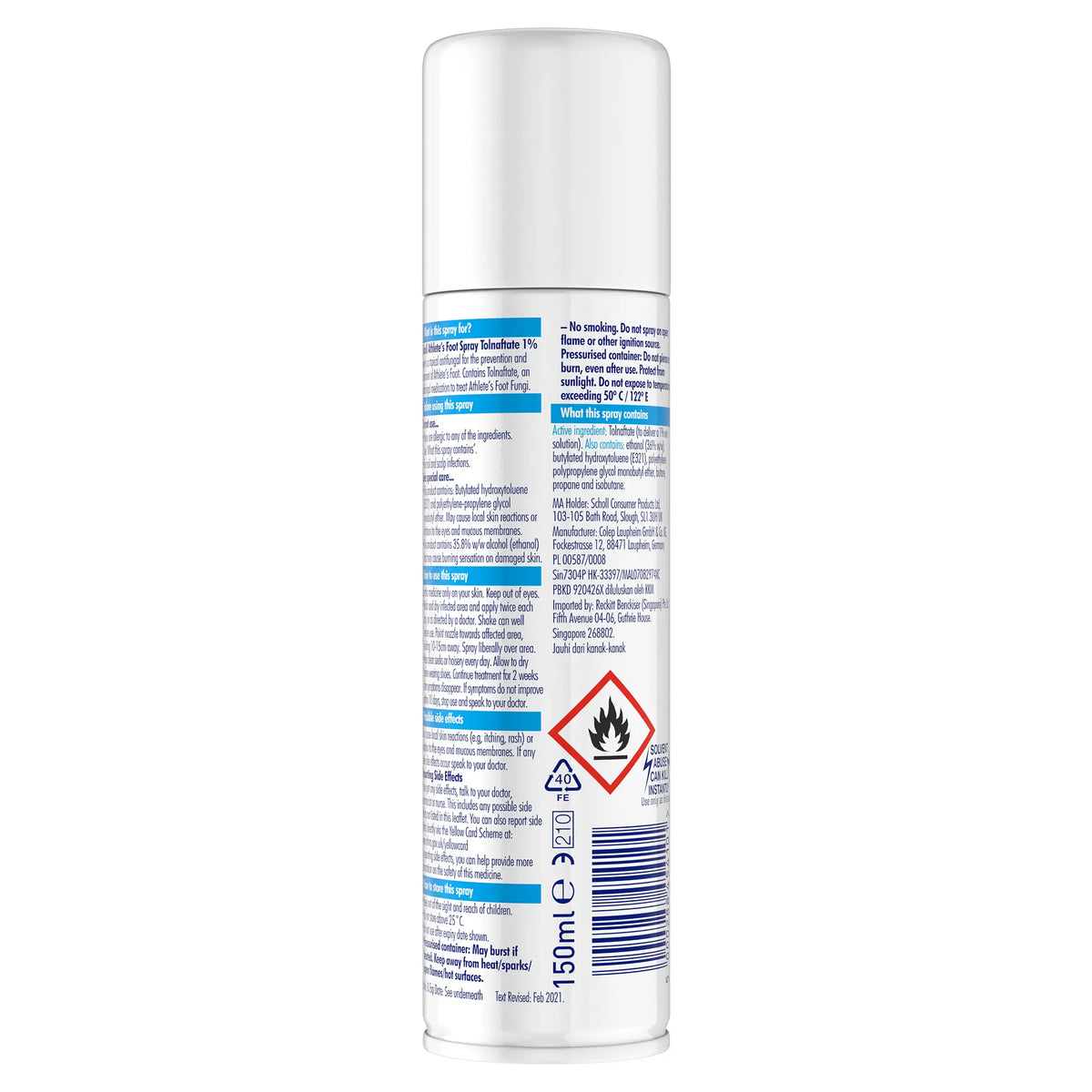 Scholl Aid Athlete's Foot Spray