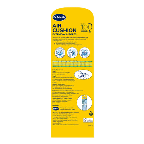 Scholl Insoles Air Cushion Insoles