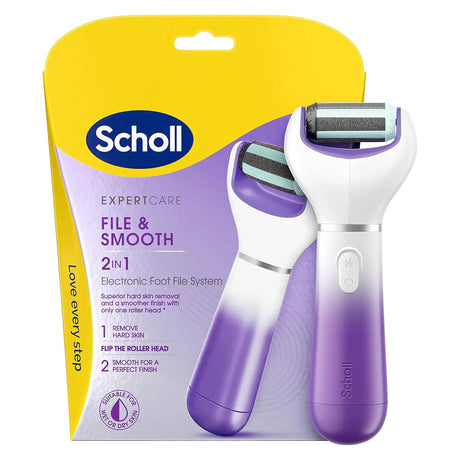 Scholl Care Purple Expert Care 2-in-1 File & Smooth Foot File