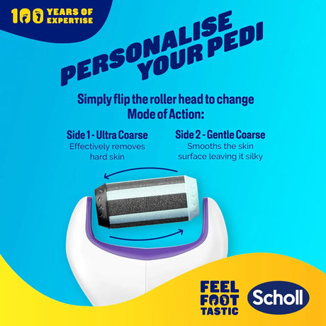 Scholl Care Purple Expert Care 2-in-1 File & Smooth Foot File