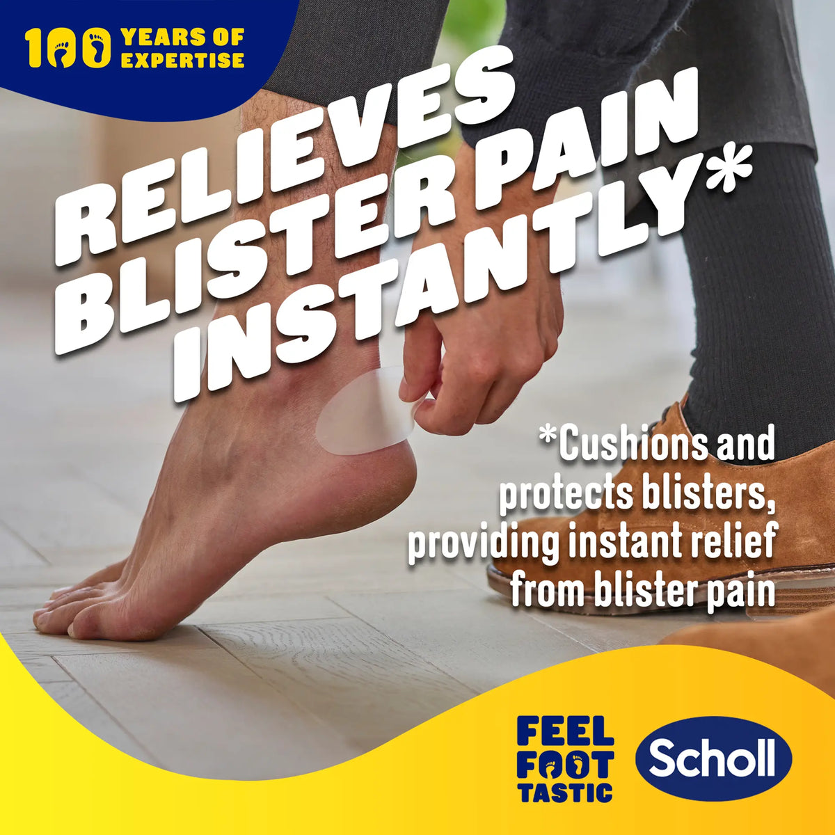 Scholl Aid Large Blister Plasters Pack of 5