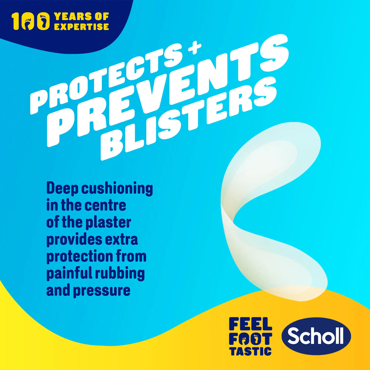 Scholl Aid Large Blister Plasters Pack of 5