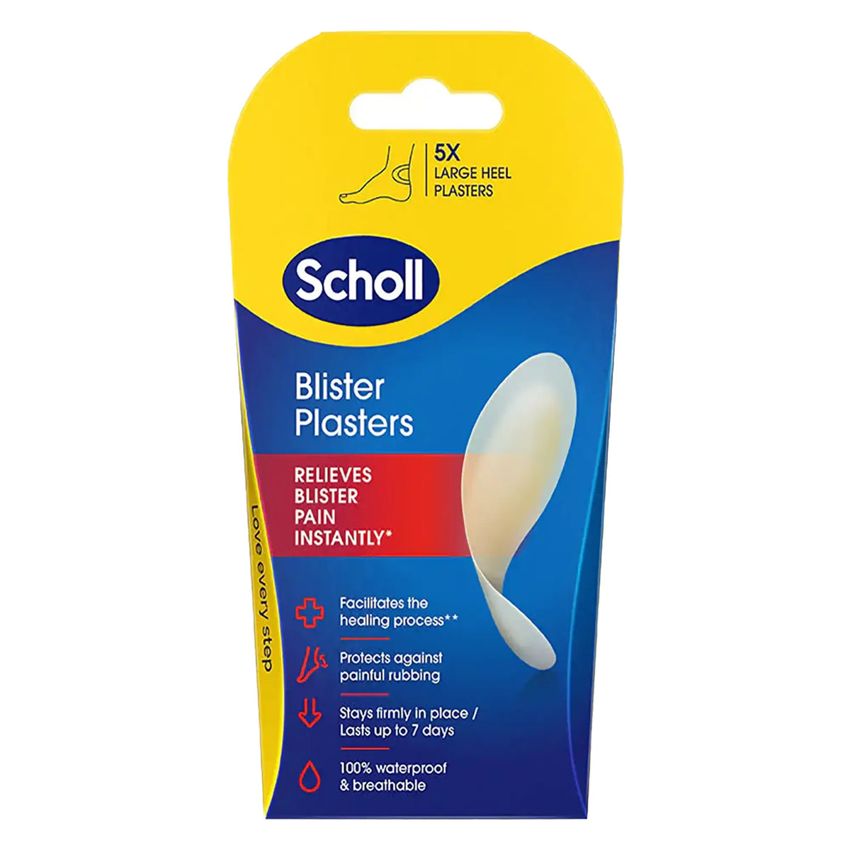 Scholl Aid Large Blister Plasters Pack of 5
