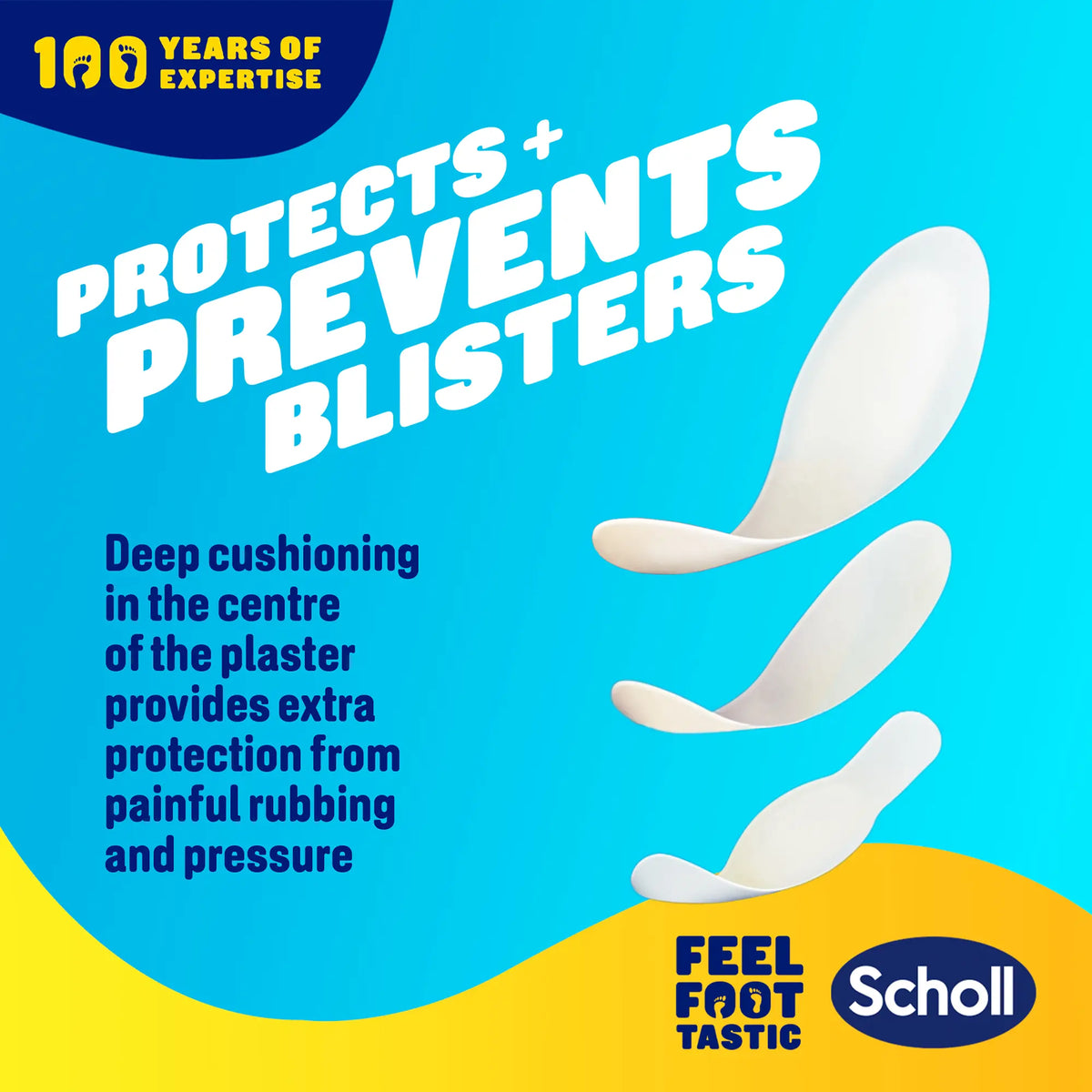 Scholl Aid Mixed Blister Plasters Pack of 5