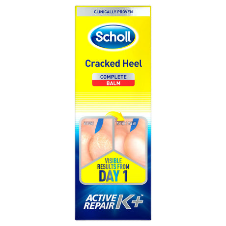 Scholl Aid Cracked Heel Repair Balm: Active Repair K+