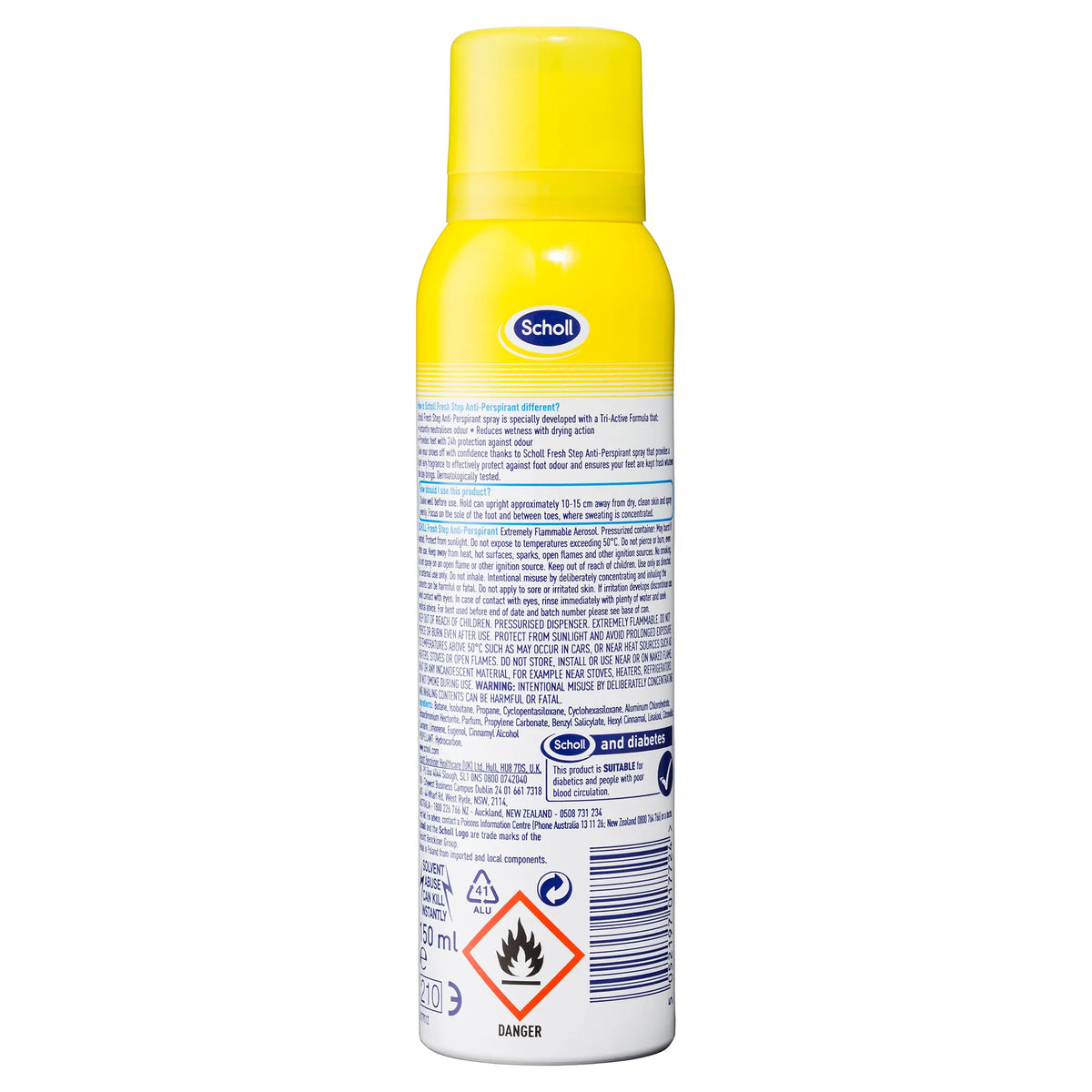 Scholl Care Fresh Step Antiperspirant 150ml