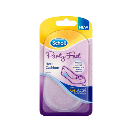 Scholl Insoles Party Feet Gel Heel Cushions