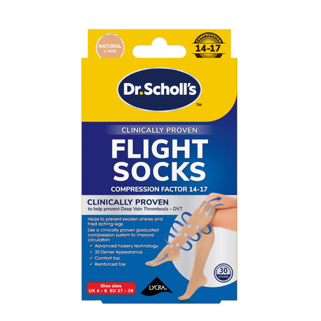 Scholl Flight Socks Flight Socks Cotton Feel: Sheer