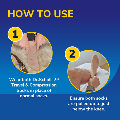 Scholl Flight Socks Flight Socks Cotton Feel: Sheer